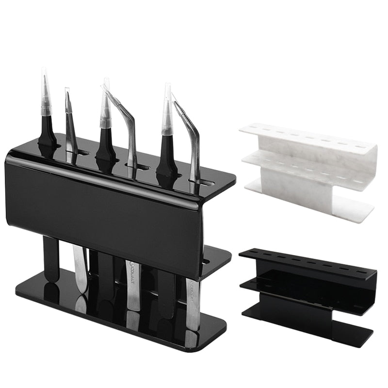 Acrylic Eyelash Tweezers Storage Holder Stand