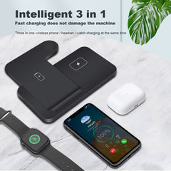 3-in-1 DCAE 15W Wireless Fast Charger Dock Station