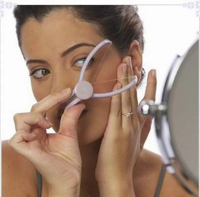 DIY Easy Painless Facial Hair Removal Threader Beauty Tool