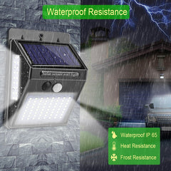 Solar Powered Outdoor Garden Wall Waterproof Lamp with PIR Motion Sensor