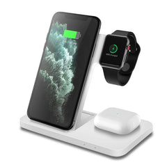 3-in-1 DCAE 15W Wireless Fast Charger Dock Station