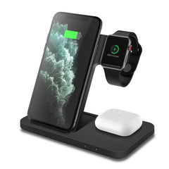 3-in-1 DCAE 15W Wireless Fast Charger Dock Station